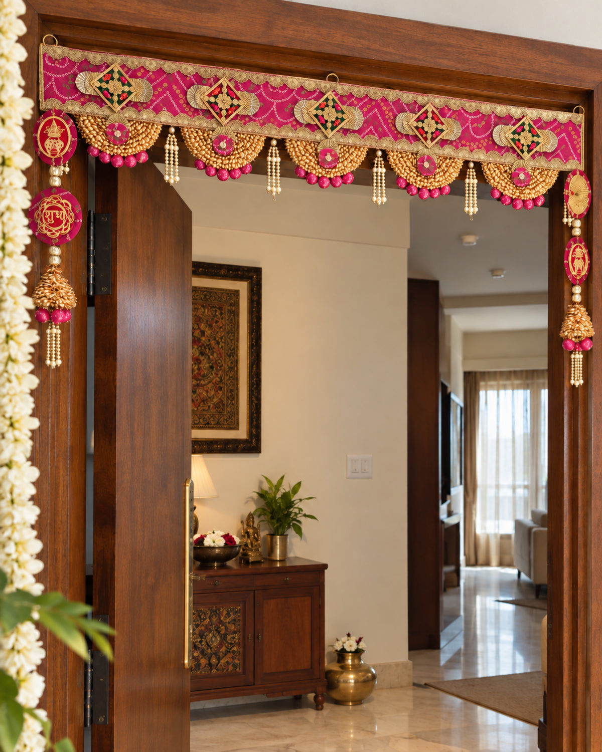 Royal Bandhej Bandanwar & Shubh Labh Set