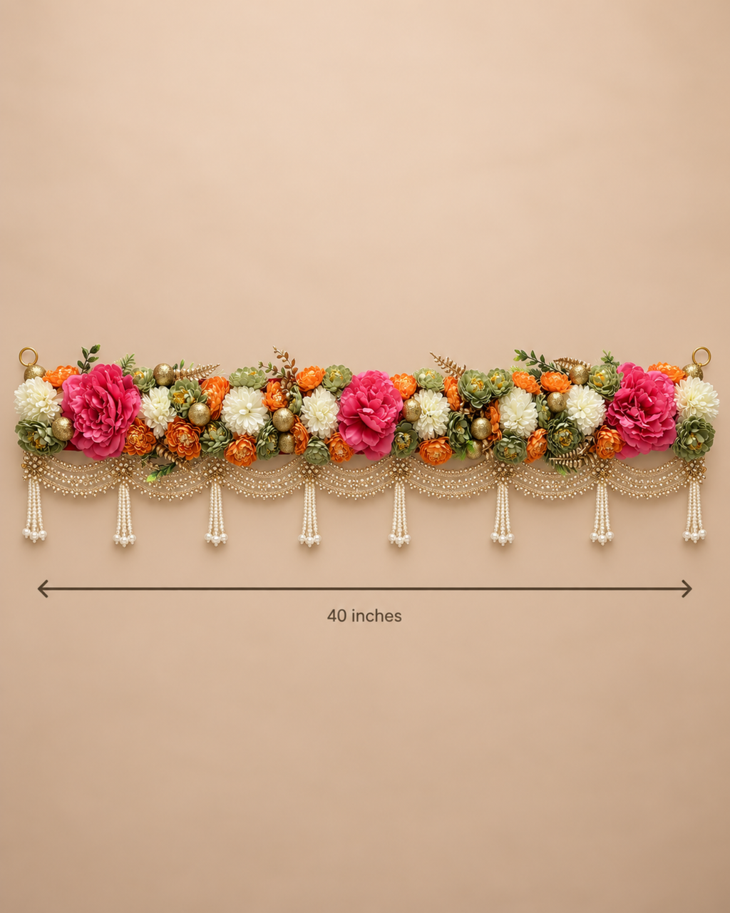 Floral Pearl Bandanwar