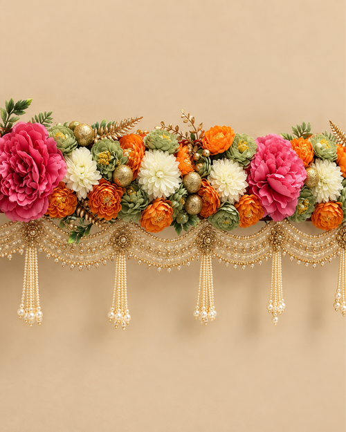 Floral Pearl Bandanwar