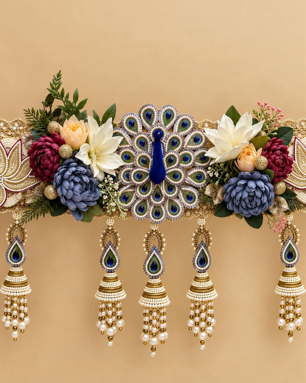 Peacock Themed bandanwar