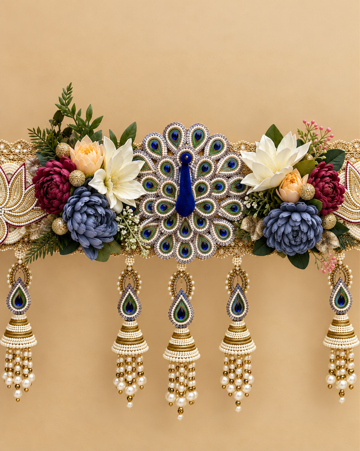 Peacock Themed bandanwar