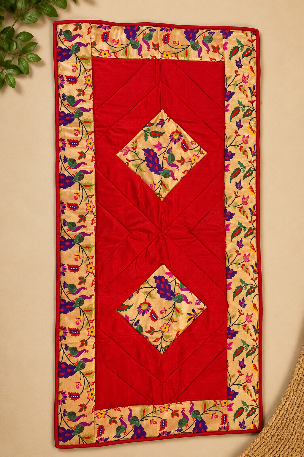Paithani Pooja Mat