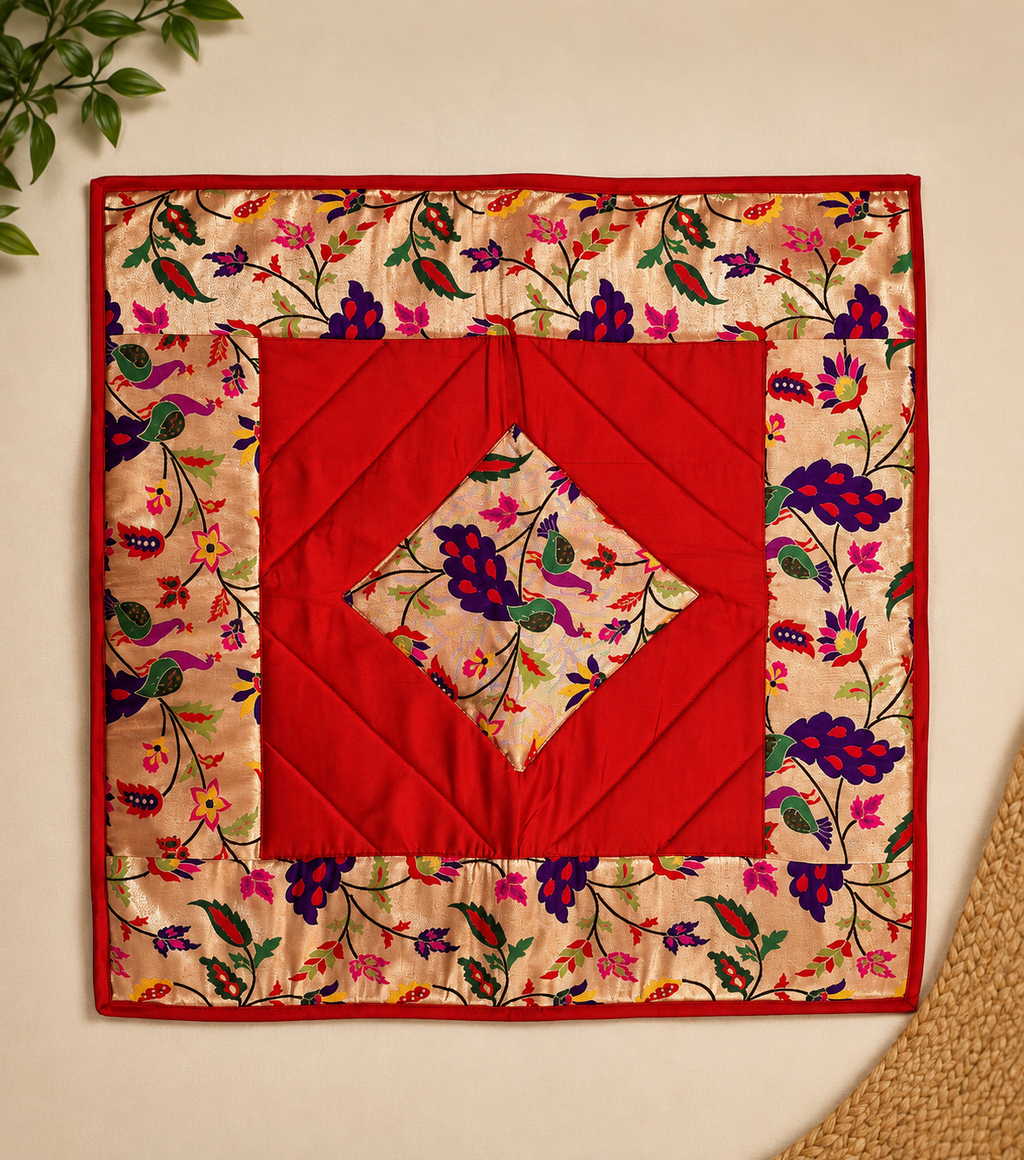 Paithani Pooja Mat