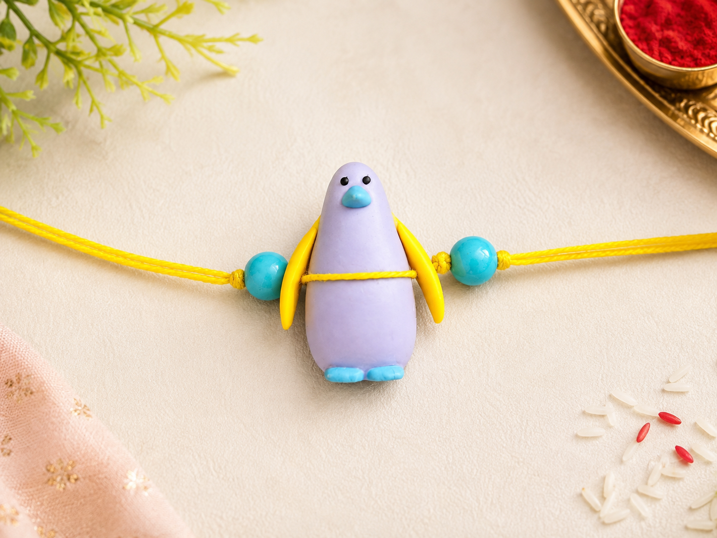 Cute Penguin Kids Rakhi