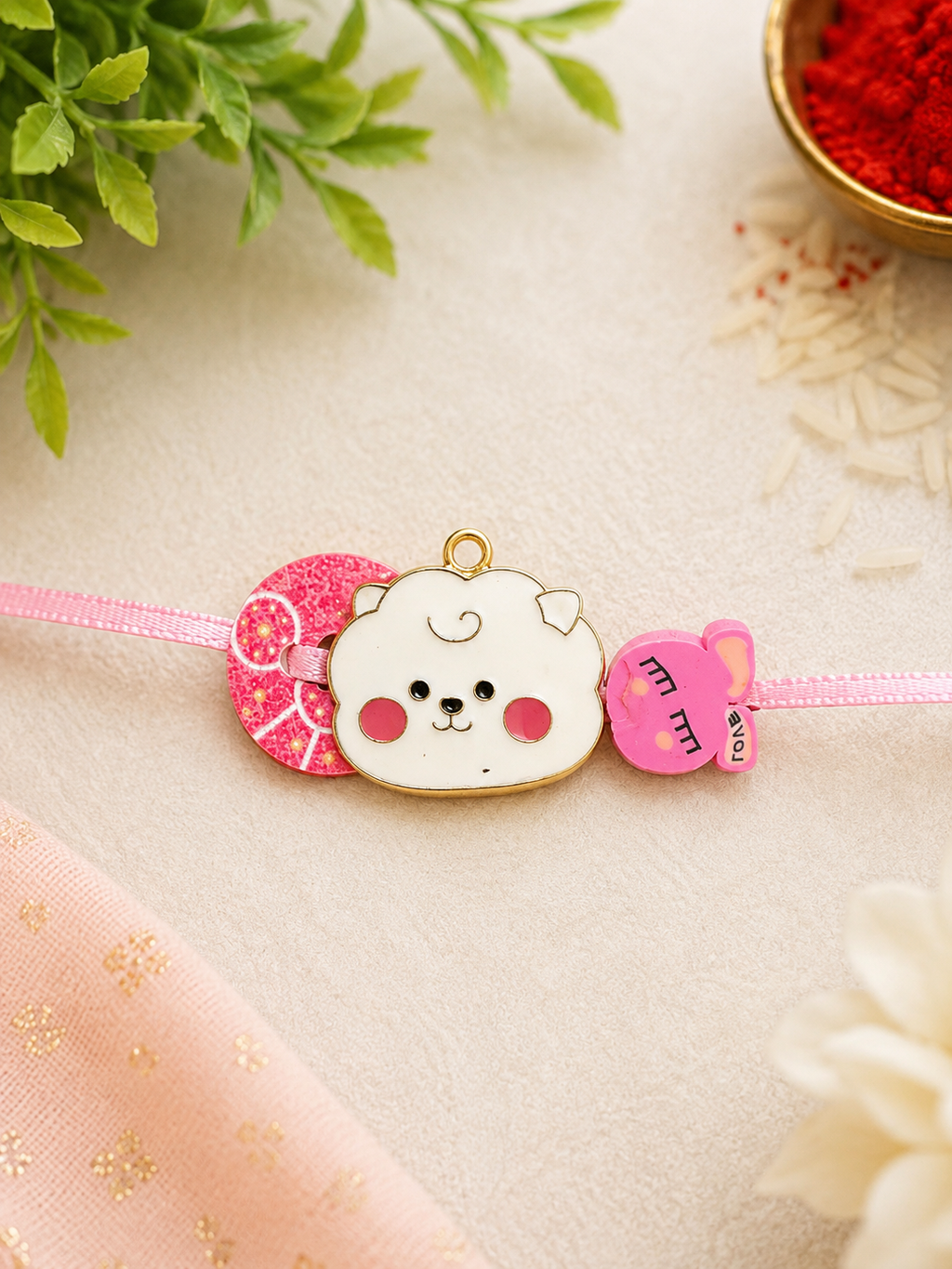 Cute Bear Kids Rakhi