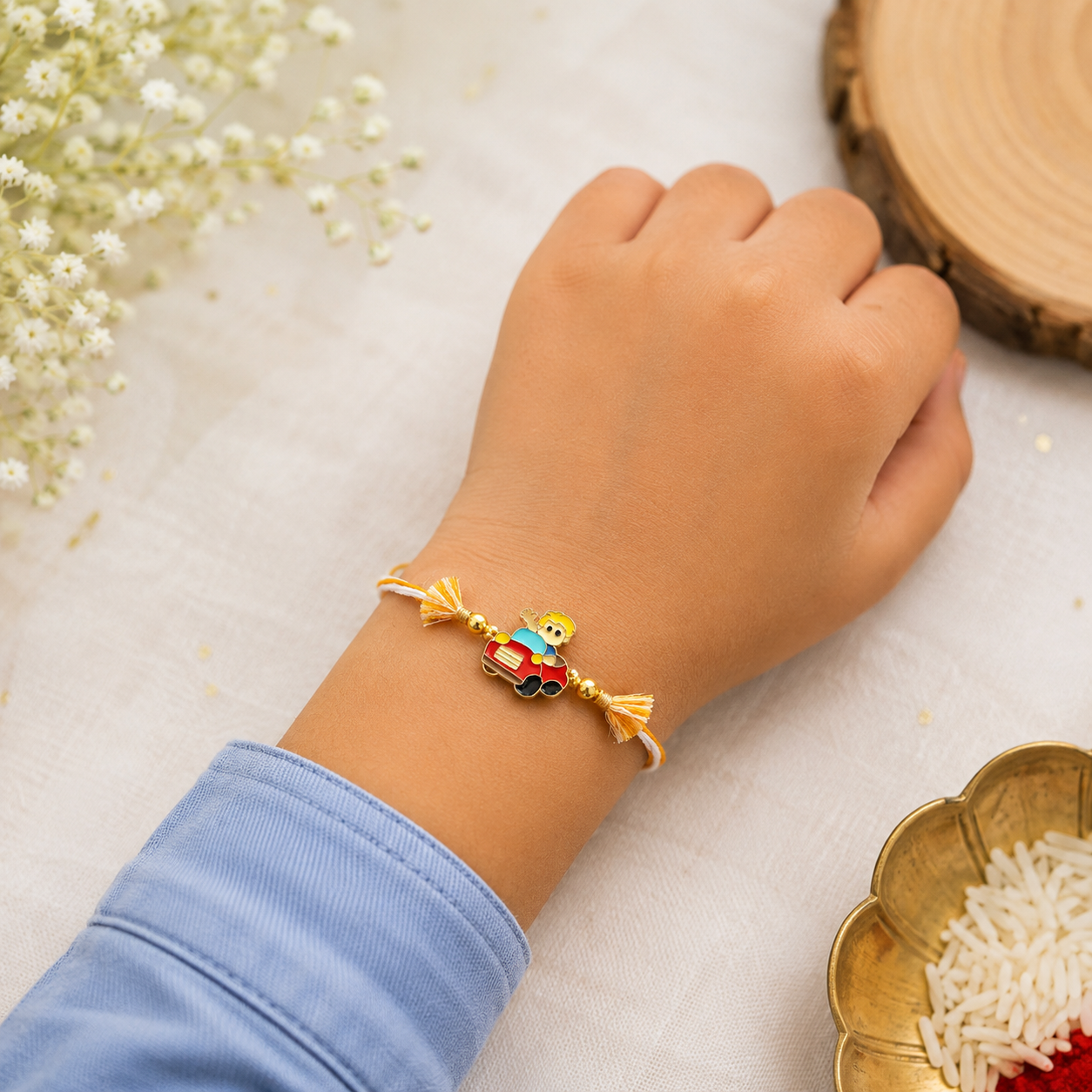 Cute Car Kids Rakhi