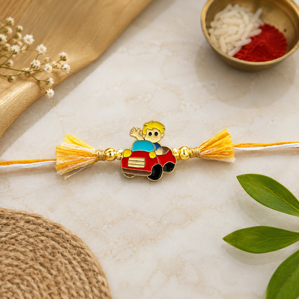 Cute Car Kids Rakhi