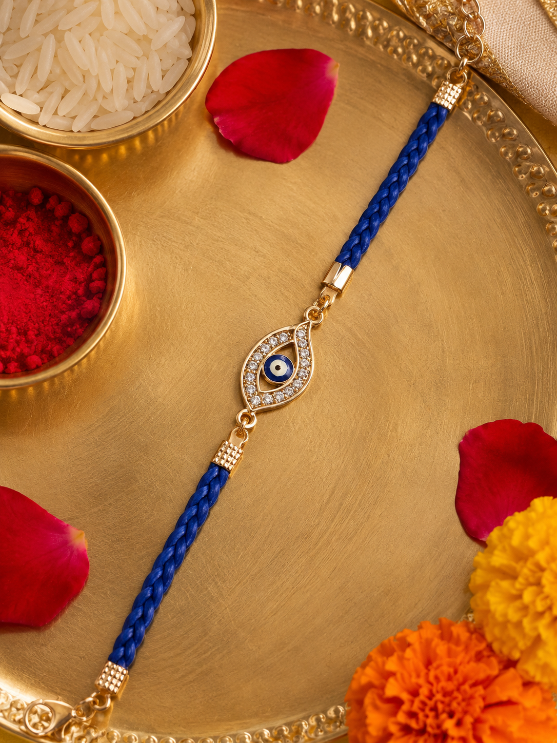 Blue Evil Eye Bracelet