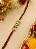 Green Stone Designer Rakhi