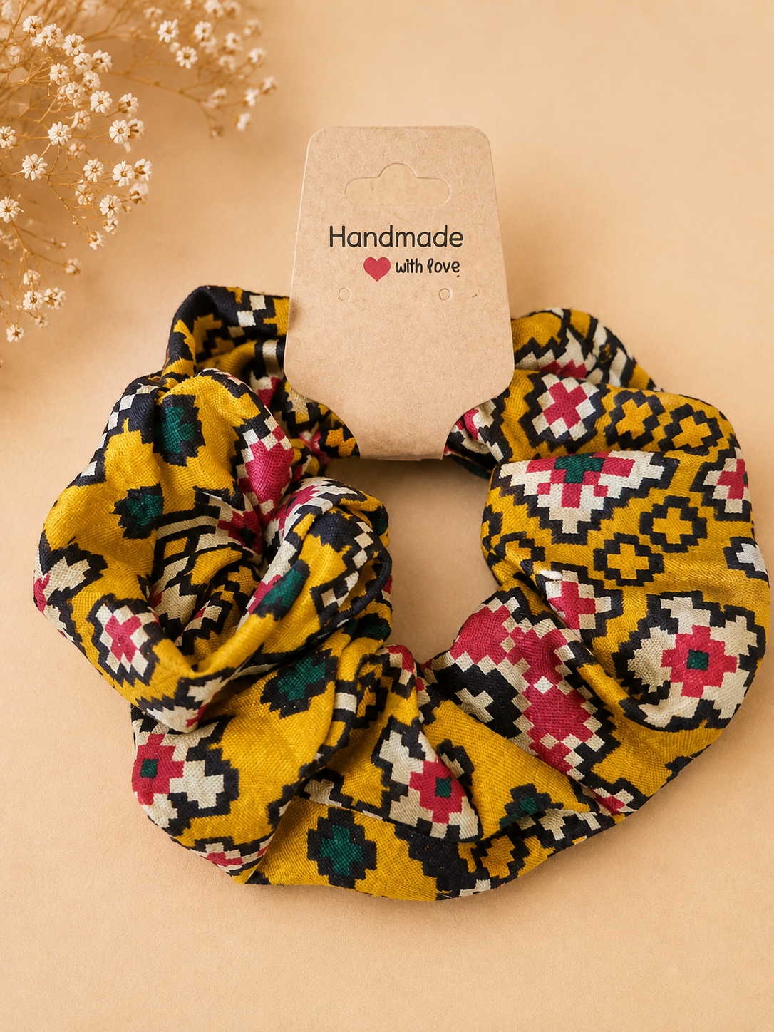 Handcrafted Patola Scrunchies