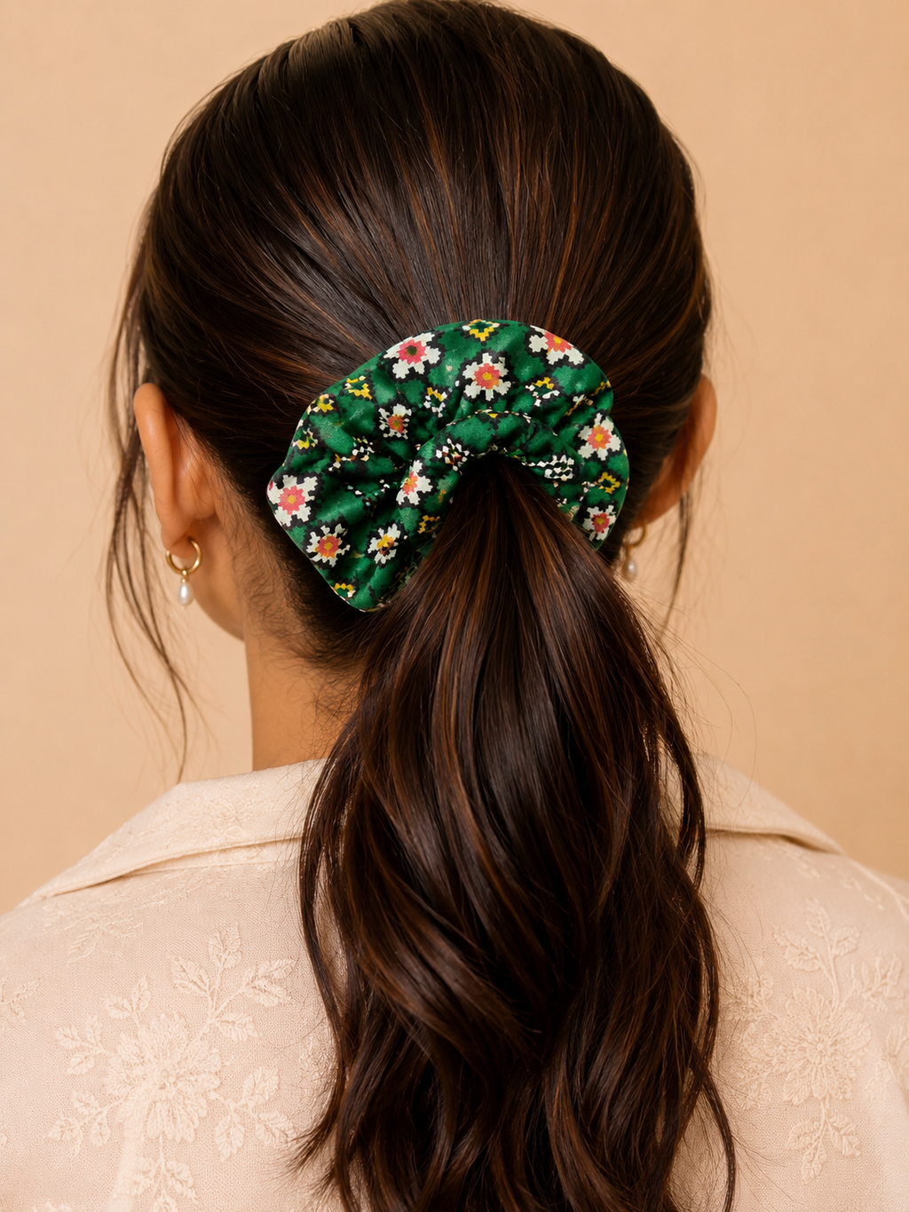 Handcrafted Patola Scrunchies
