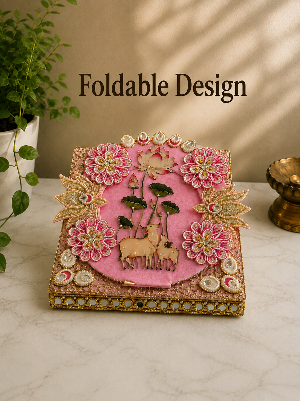 Ganpati Bappa Singhaasan (Foldable)