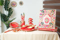 Red Paithani Wedding Ritual Set