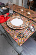 Patola Dining Table Set(Yellow & Green)