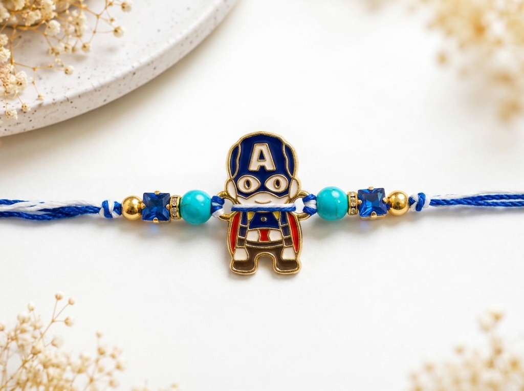 Avengers Captain America Kids Rakhi
