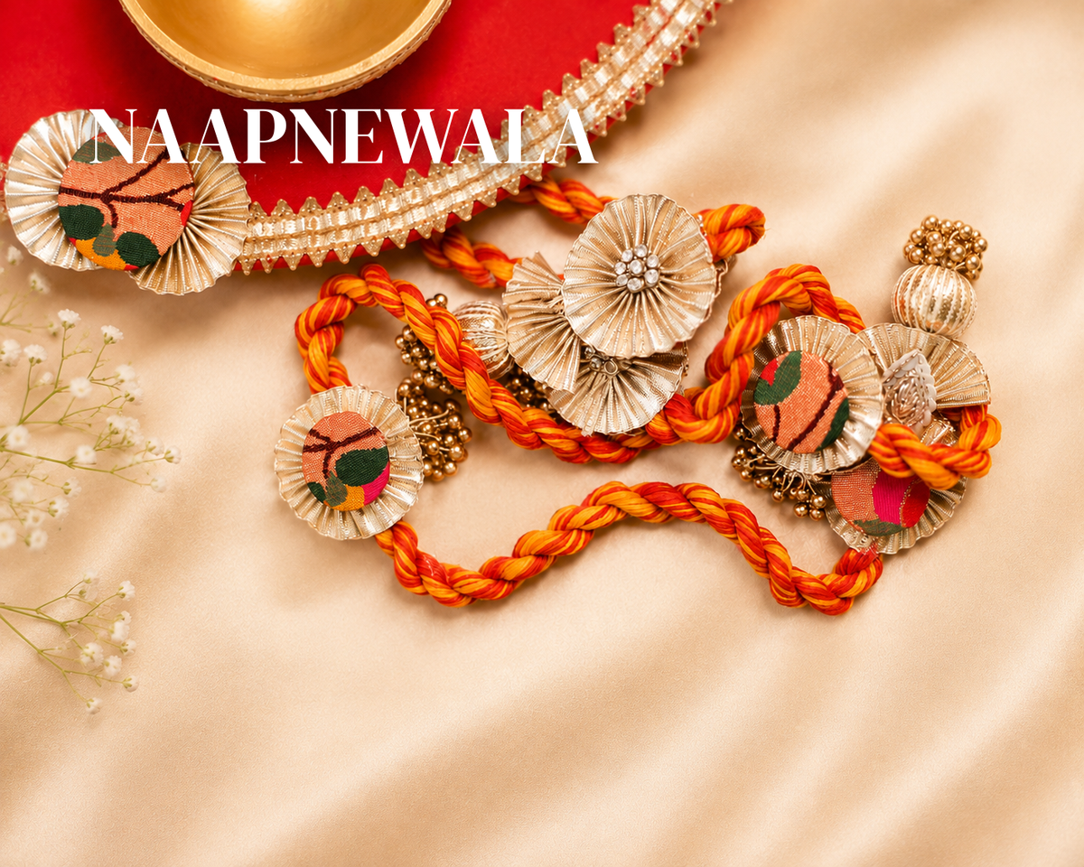 Red Paithani Wedding Ritual Set