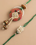 PAITHANI RAKHI SET