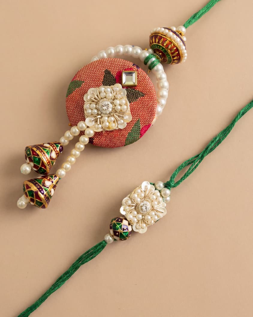 PAITHANI RAKHI SET