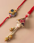 Heritage Patola Rakhi Set