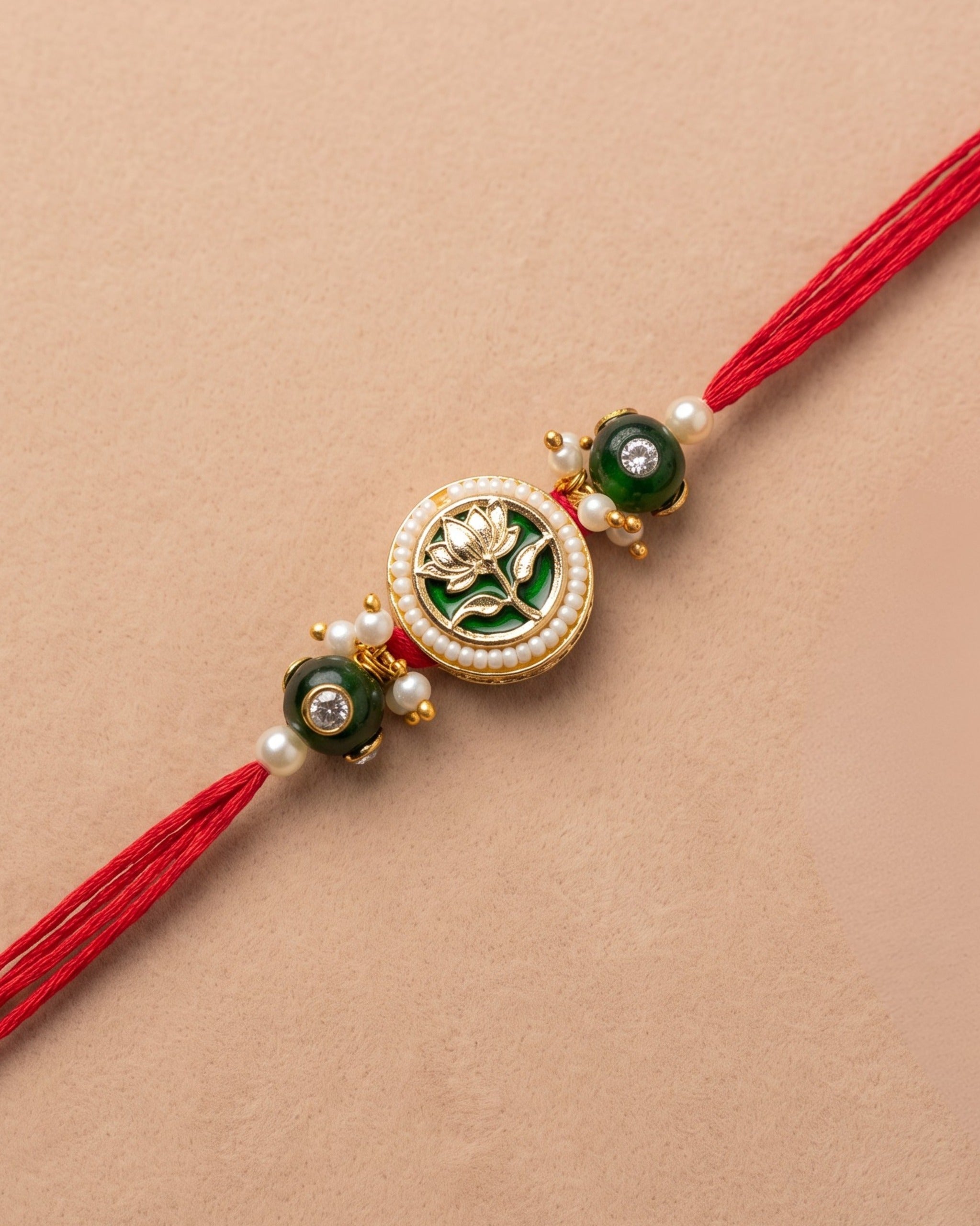 Lotus Pearl Rakhi