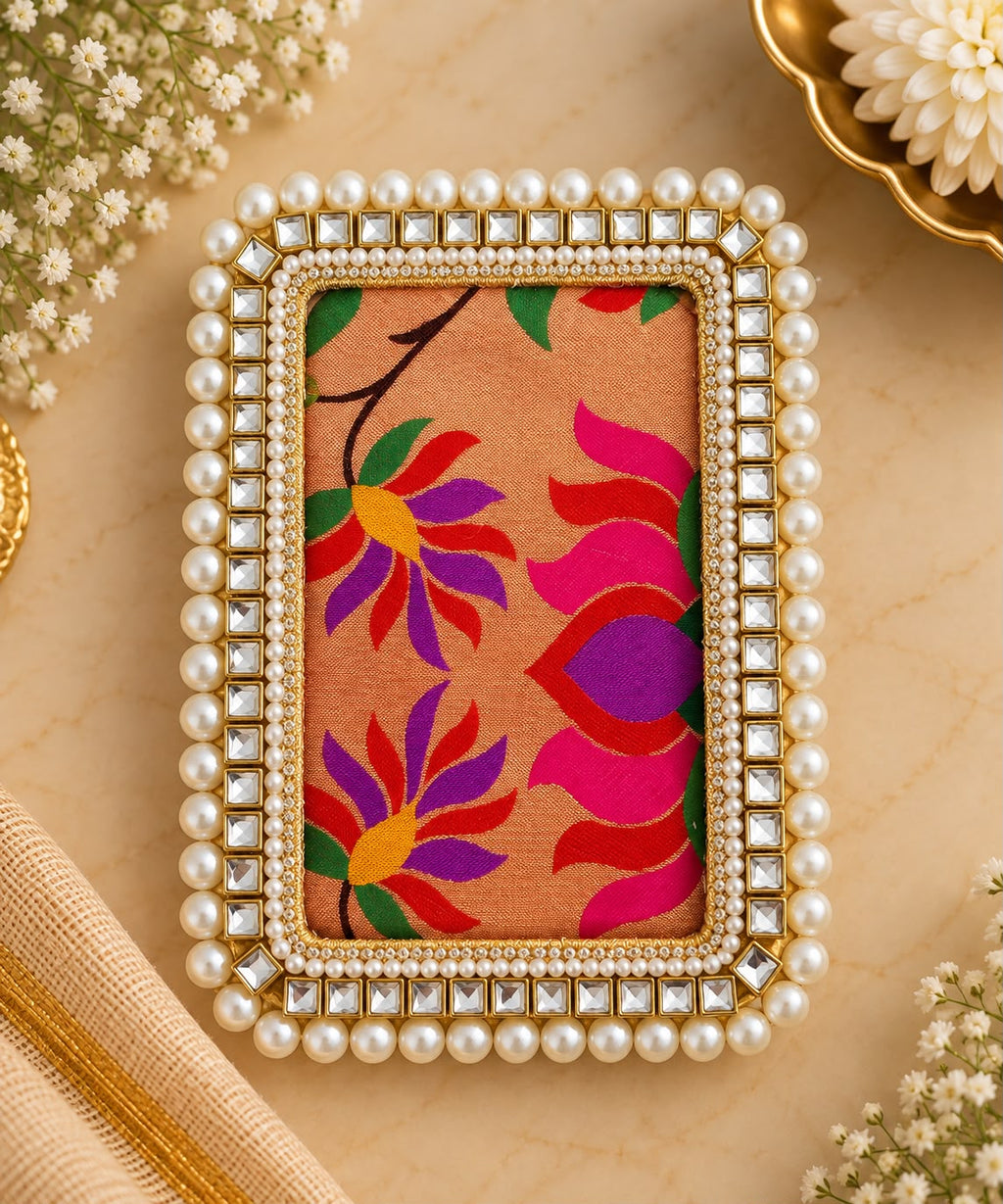 Paithani Heritage Rangoli Mat