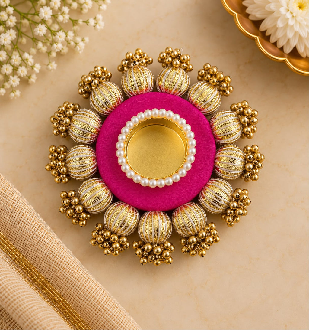 Paithani Heritage Rangoli Mat