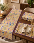 Royal Kalamkari Dining Table Set