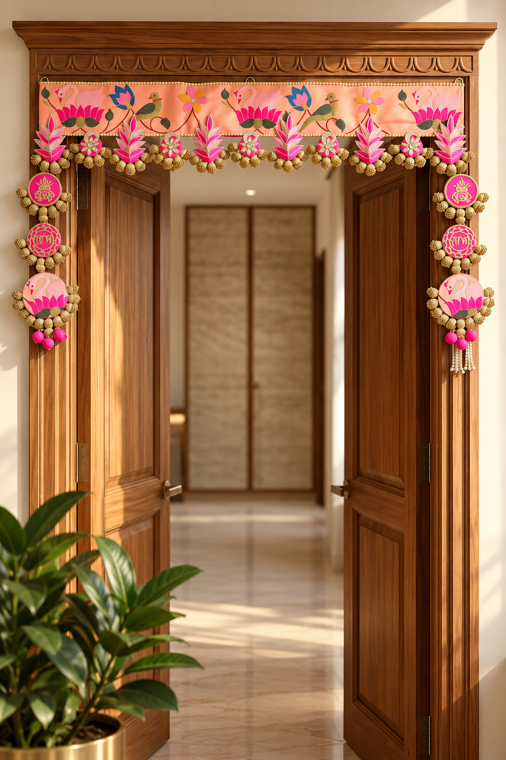 Royal Paithani Bandanwar & Shubh Labh Set