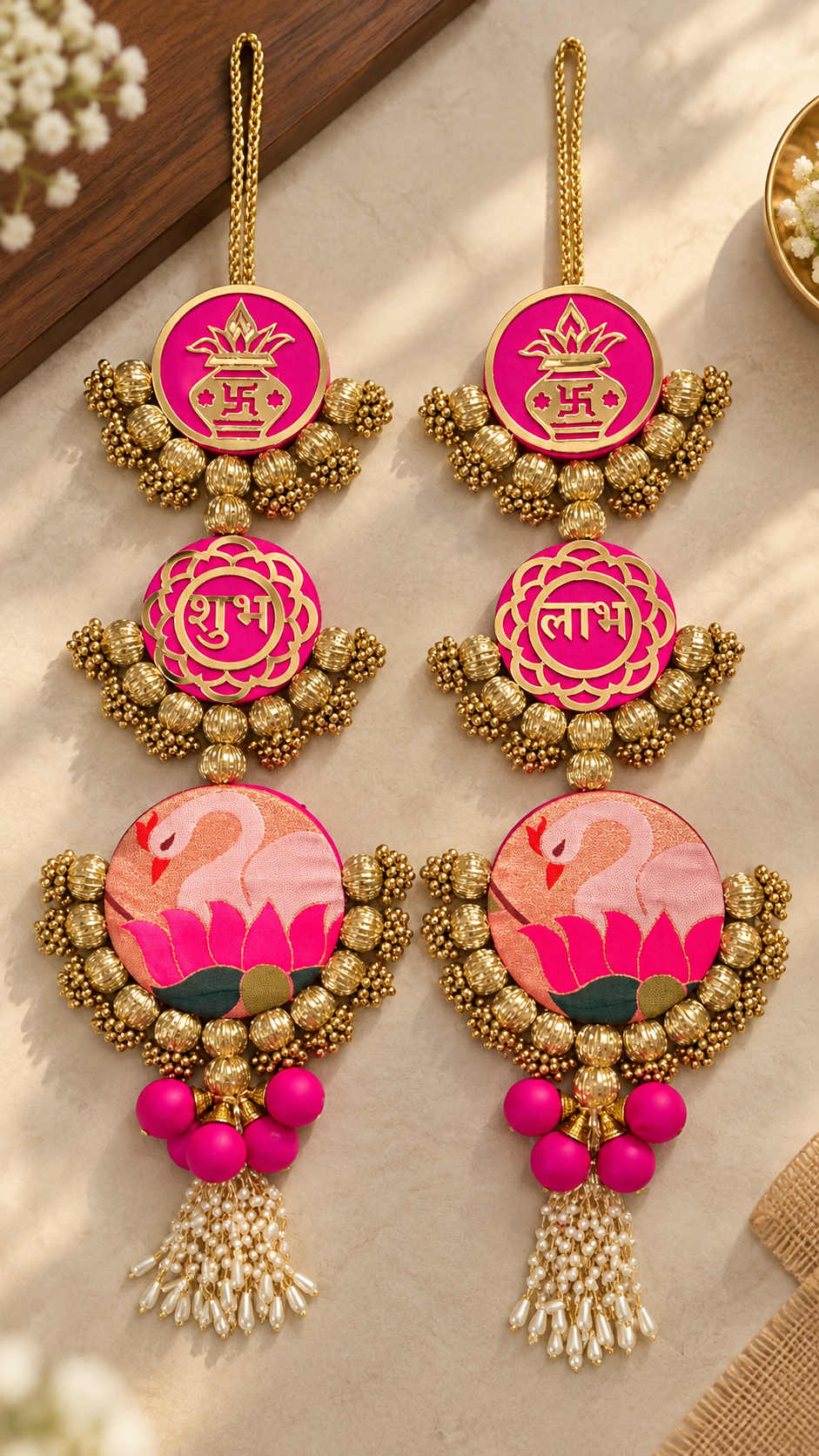 Royal Paithani Bandanwar & Shubh Labh Set